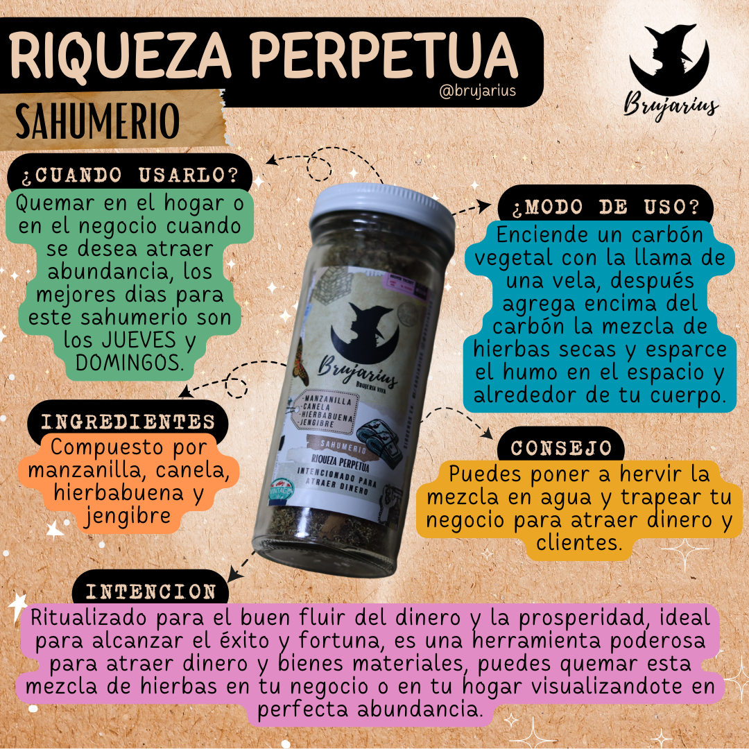 SAHUMERIO RIQUEZA PERPETUA