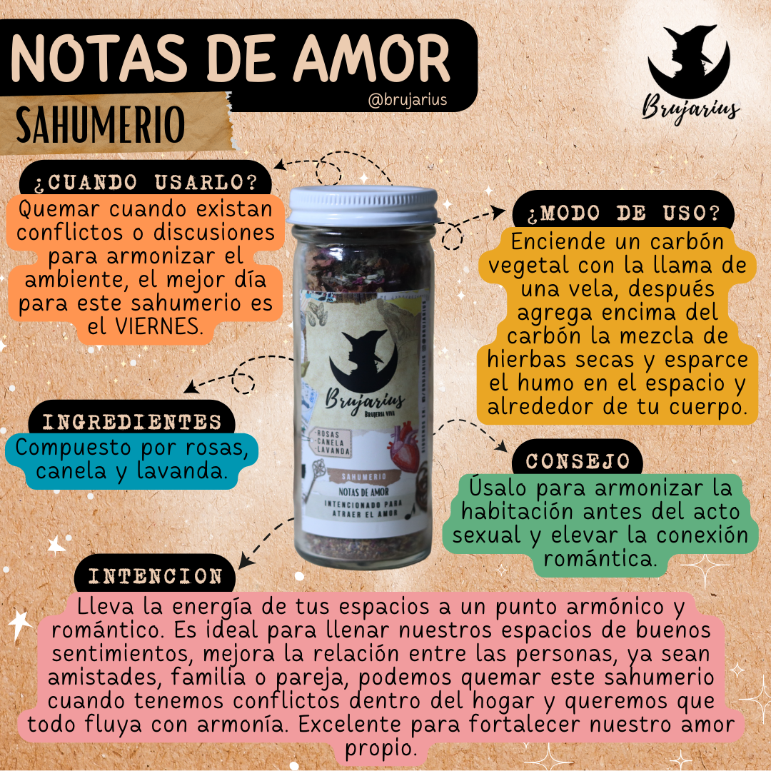 SAHUMERIO NOTAS DE AMOR